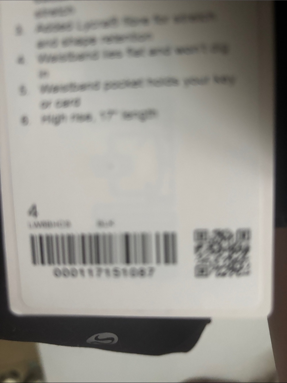 lululemon athletica Aligns 17” crop high-rise black - Picture 4 of 5
